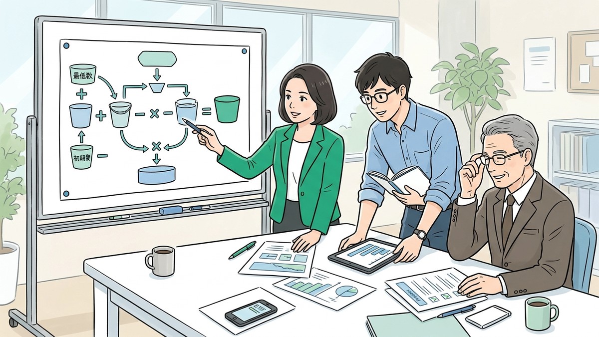 最低件数・初期費用まで含めた総額は、どんな計算式で出すのか？