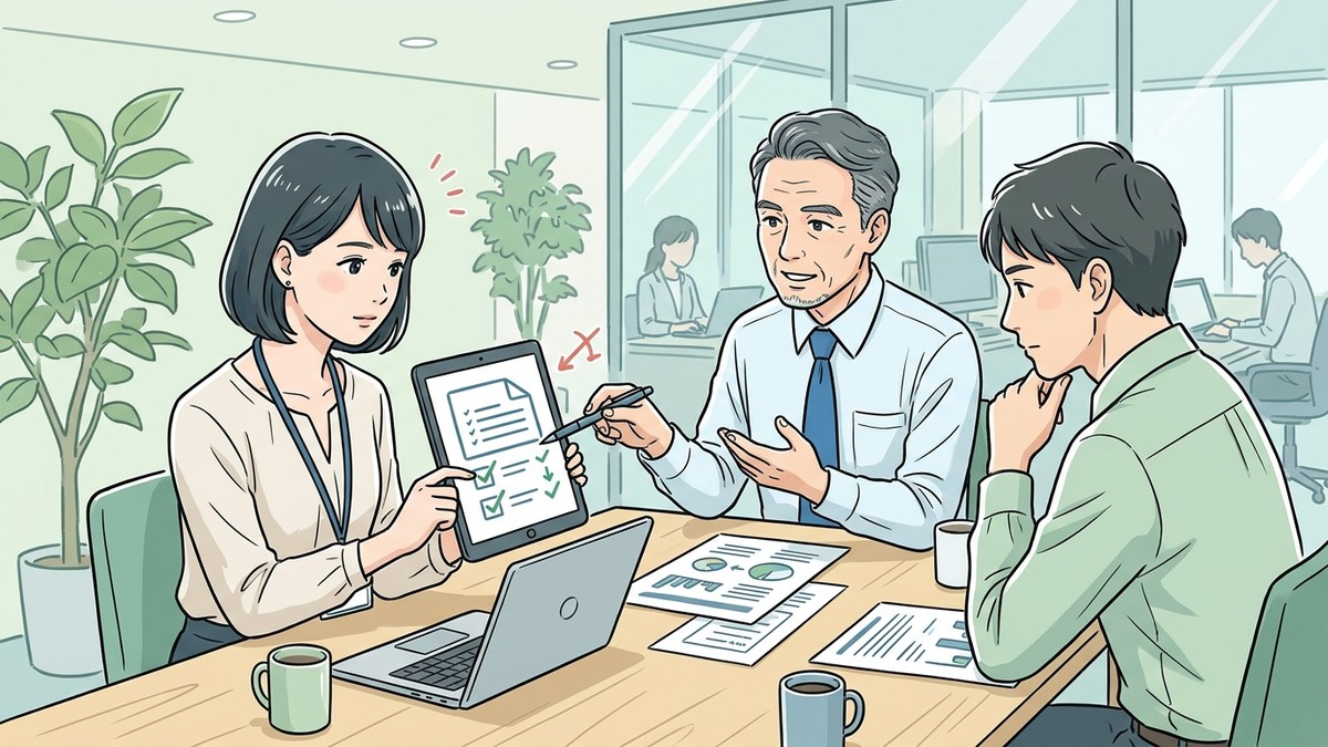 AIが作った文面で、人が直す点はどこか？送信前のチェック表