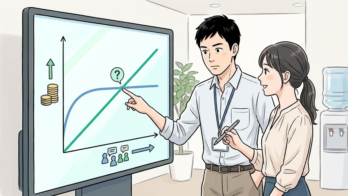 送信数課金と月額固定、損益分岐は月何件？費用が逆転する件数の出し方
