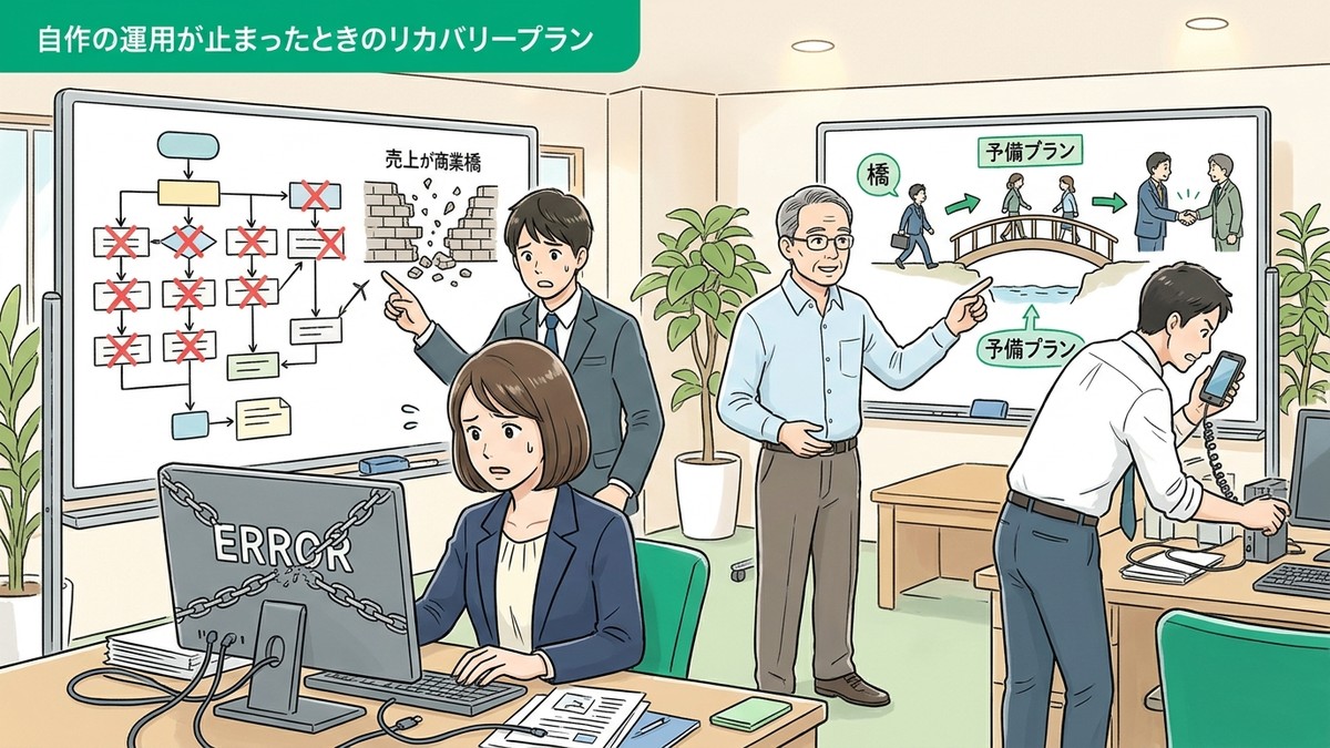 自作の運用が止まったときのリカバリープラン
