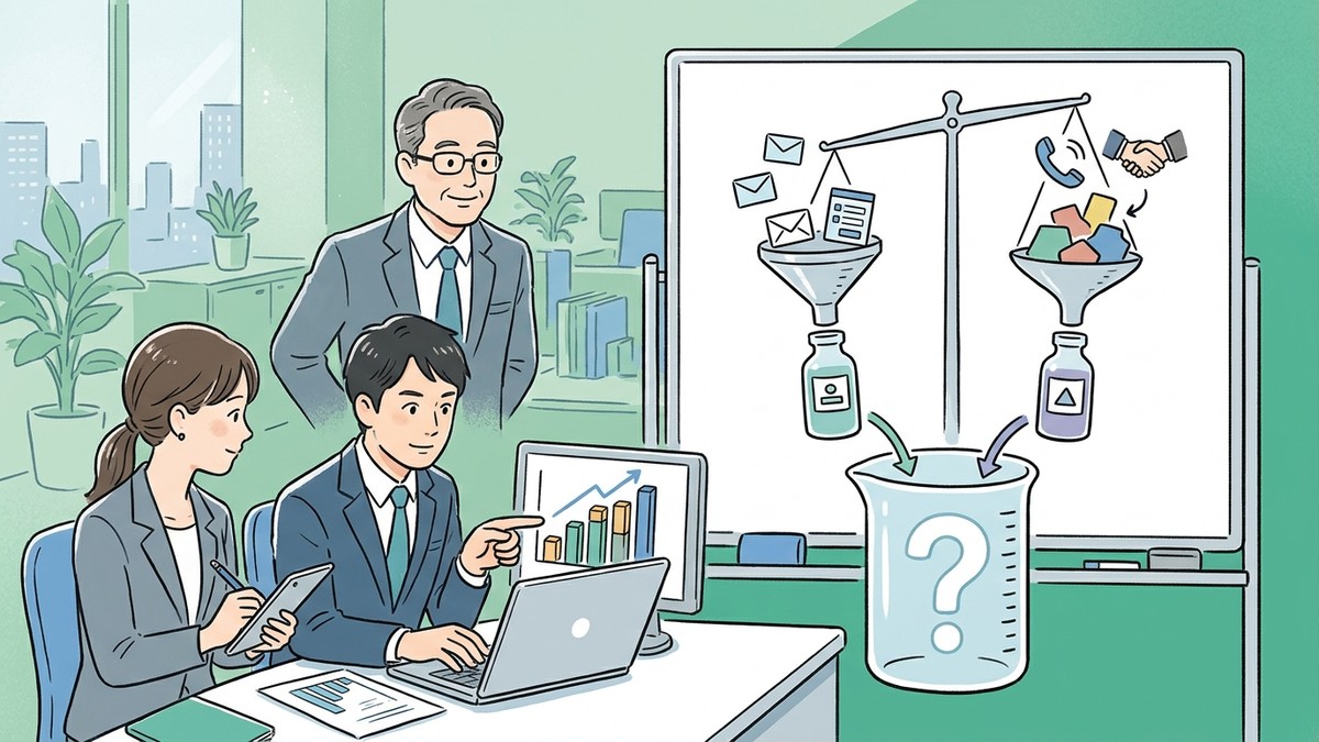 フォーム営業のアポ単価はどう計算する？手段別に同じ式で比べる