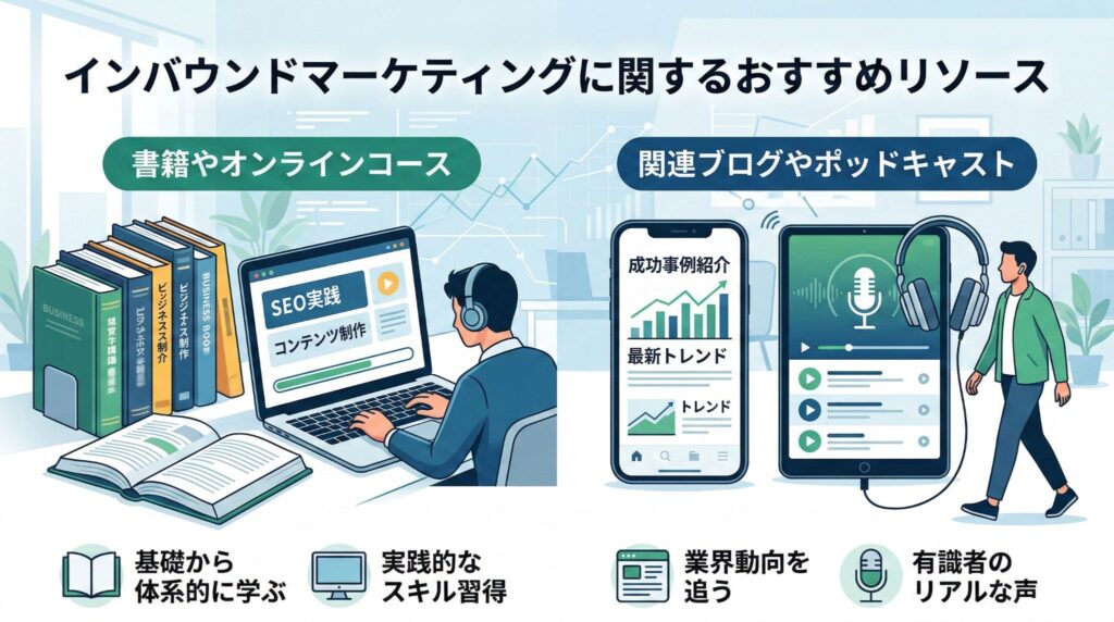 インバウンドマーケティングに関するおすすめリソース