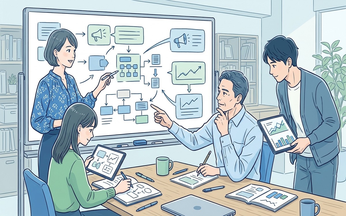 文字起こしした台本を、構成の型にどう分解する？